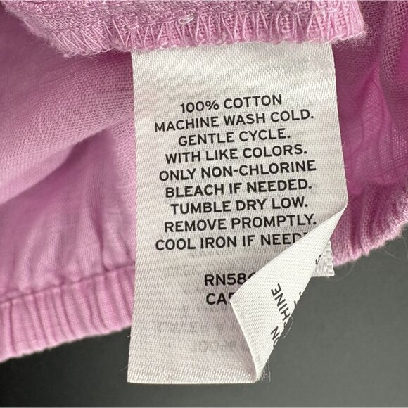 Women's Bohemian Puff Sleeve Crop Top XS Pink Tie Back Coquette Cottagecore - Picture 5 of 7